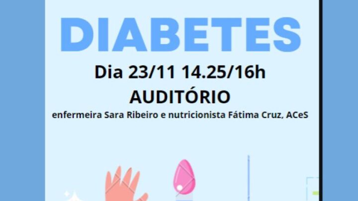 Palestra: “Diabetes – conhecer para atuar”