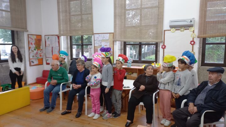 A visita dos “Avós emprestados”