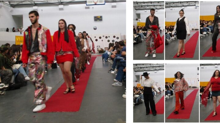 Desfile dos alunos do Curso de Design de Moda