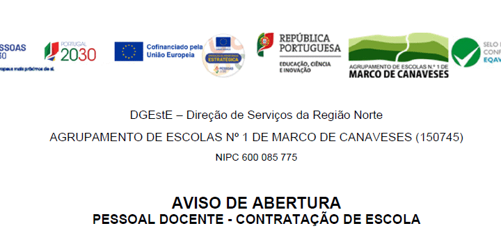 AVISO DE ABERTURA  – GRUPO DE RECRUTAMENTO: 540