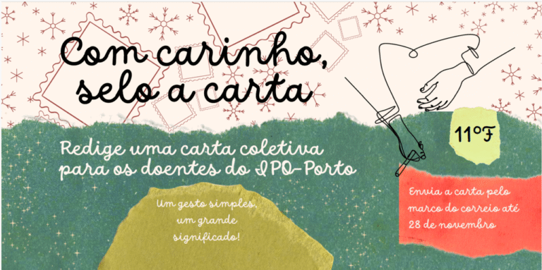 Com carinho, selo a carta