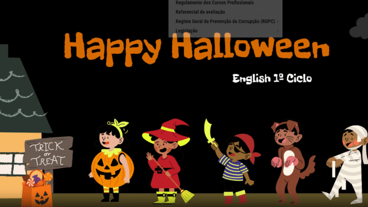 Halloween no 1ºCiclo