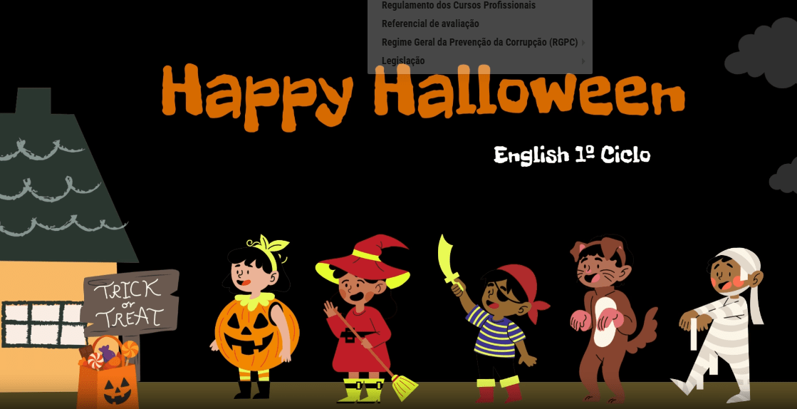 Halloween no 1ºCiclo