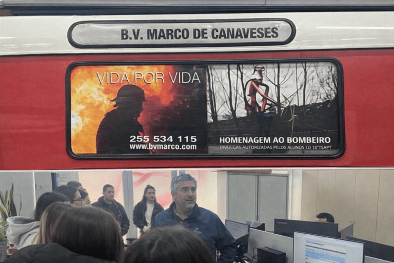 Futuros Técnicos Auxiliares de Saúde em Contacto Direto com o Terreno – Alunos do Curso TAS visitam Bombeiros Voluntários e Medimarco para reforçar competências práticas