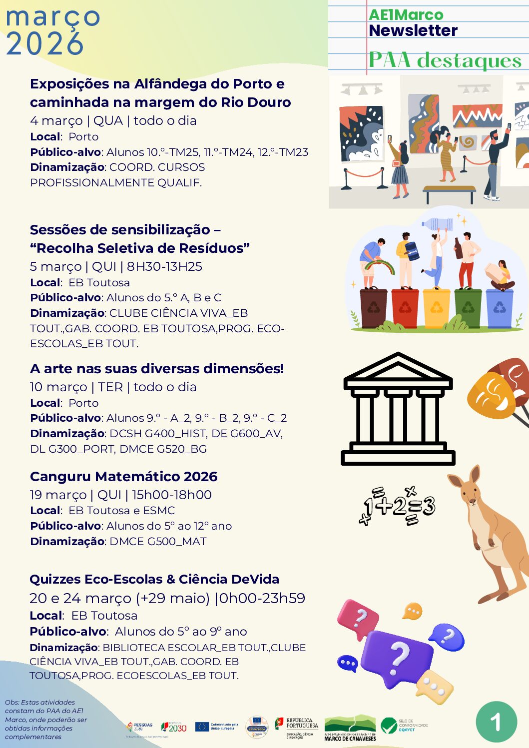 PAA – Destaques março 2026