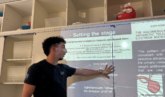 Da Antártida para a Sala de Aula