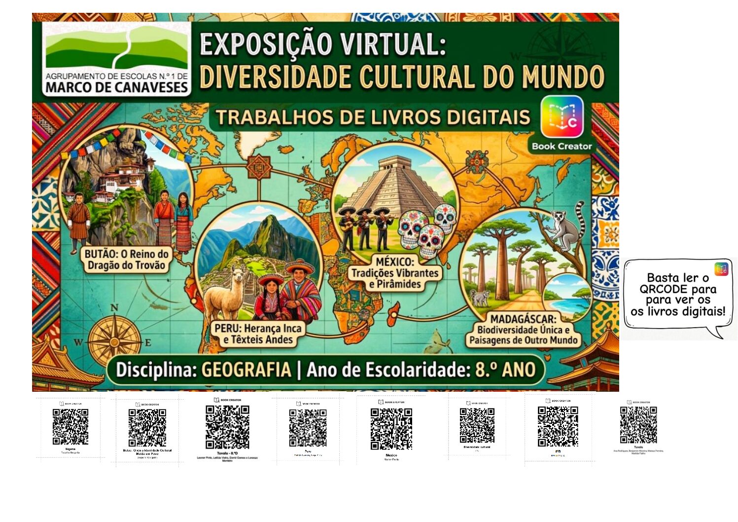 🌍 Exposição Virtual: Uma Viagem pela Diversidade Cultural do Mundo